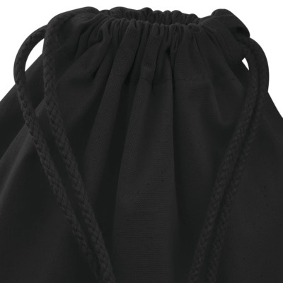 Drawstring carry handle bag in premium cotton